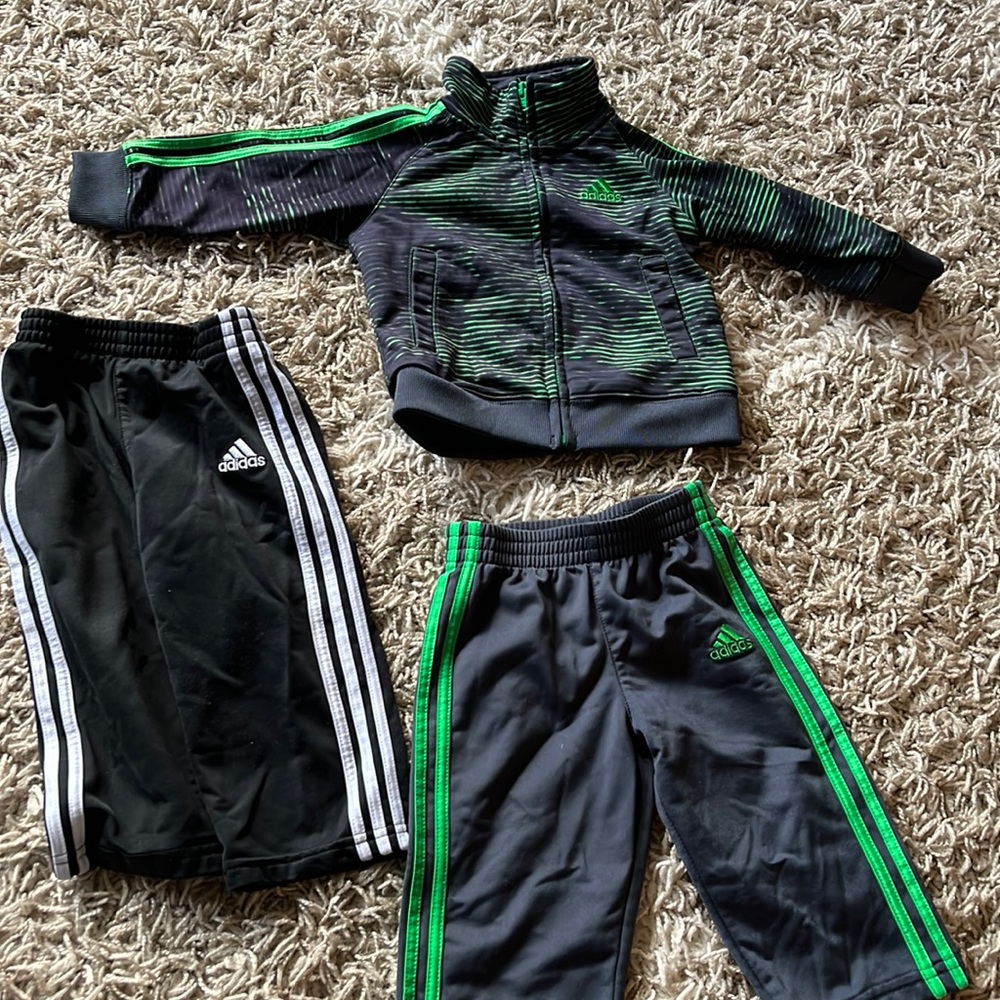 Baby boys or baby girls Adidas warm up suit and pants/puma jacket